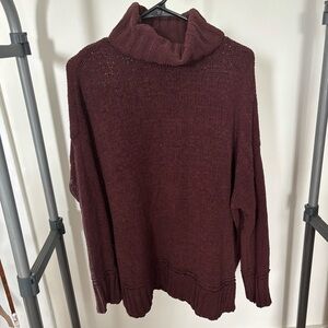 Women's Burgundy Sweater